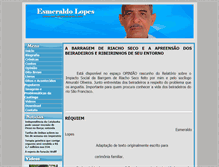 Tablet Screenshot of esmeraldolopes.com